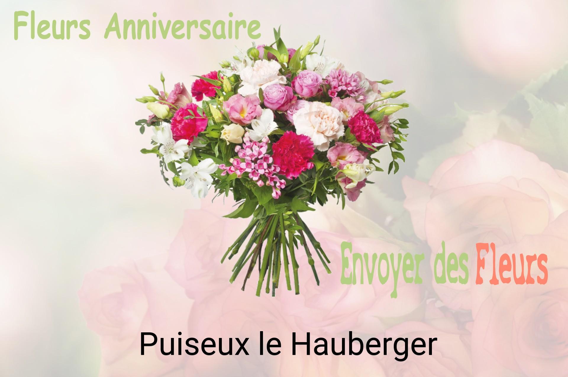 Bouquet de fleurs d’anniversaire livré à Puiseux-le-Hauberger