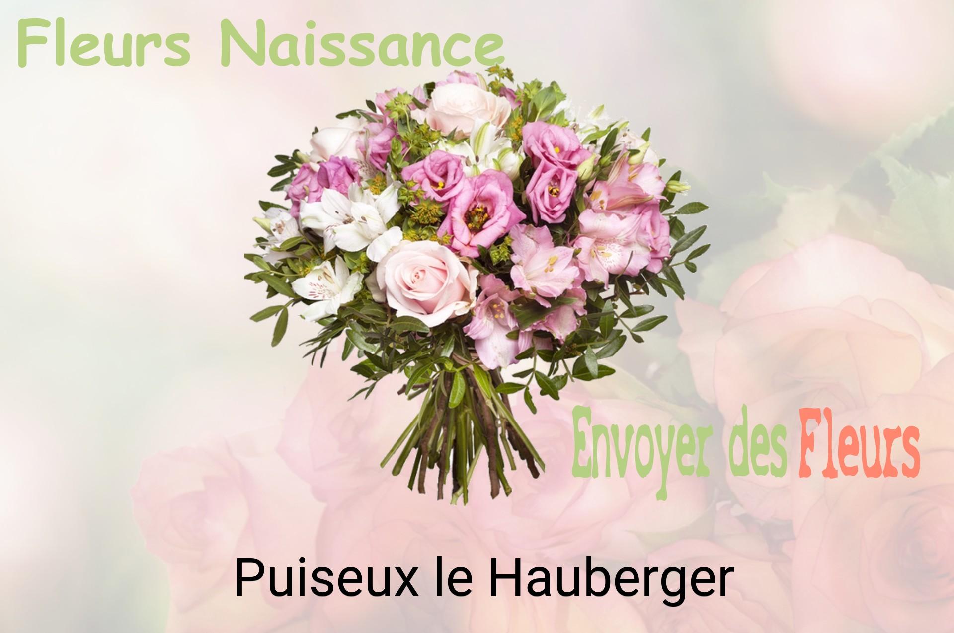 Bouquet de fleurs de naissance livré à Puiseux-le-Hauberger