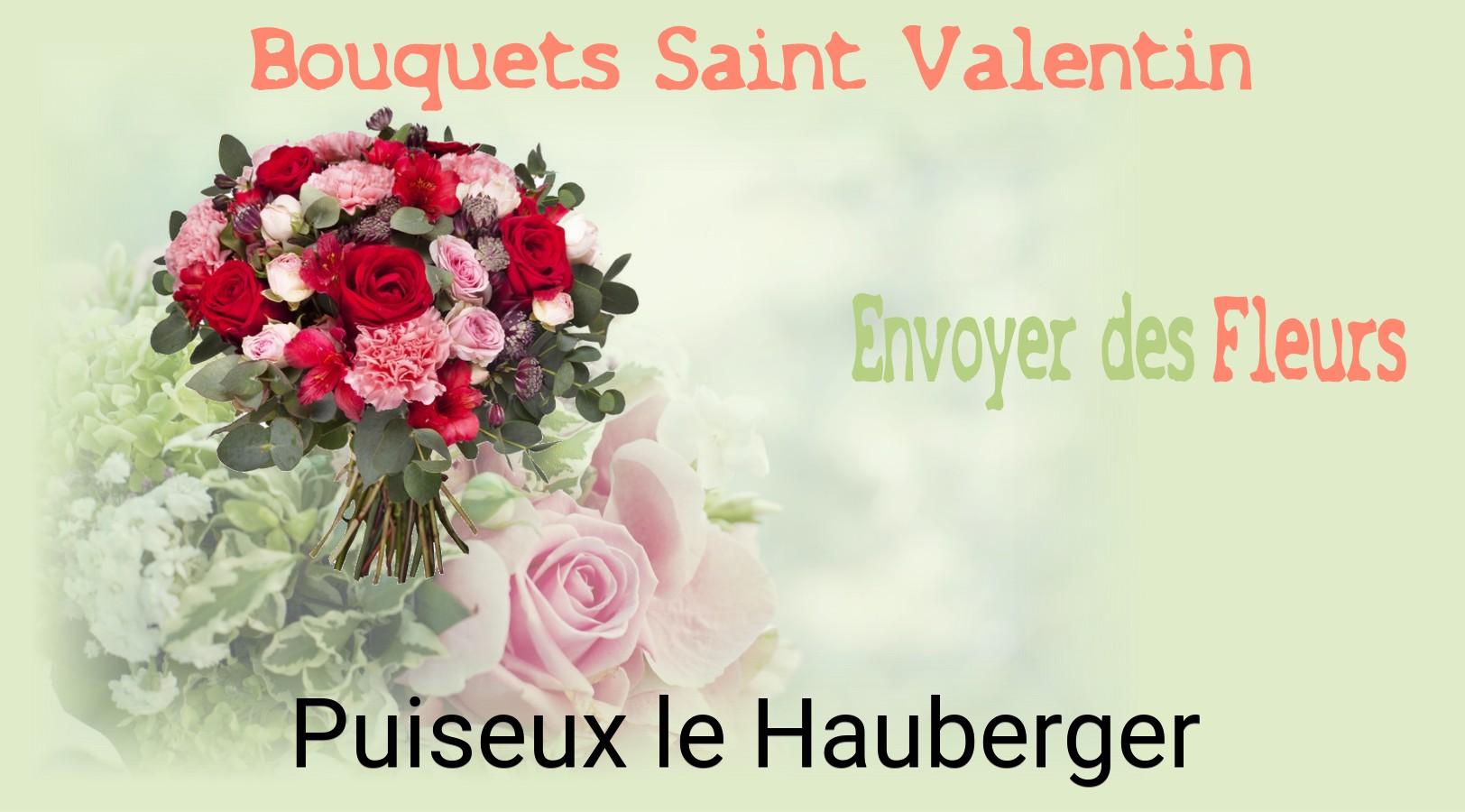 Roses de Saint-Valentin livrées à Puiseux-le-Hauberger